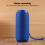 Blue 1200mAh Waterproof Double Diaphragm 16x7x7cm 6