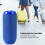 Blue 1200mAh Waterproof Double Diaphragm 16x7x7cm 5