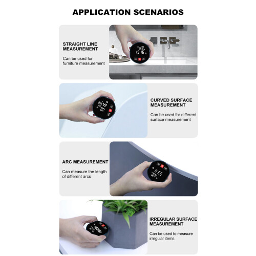 Handheld Roller Meter 0-99.999m, 240mAh, Type-C 2