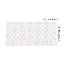 (Bracket honeycomb filter bag 25cm) 6pcs Aquarium Cartridges for Freshwater & Saltwater