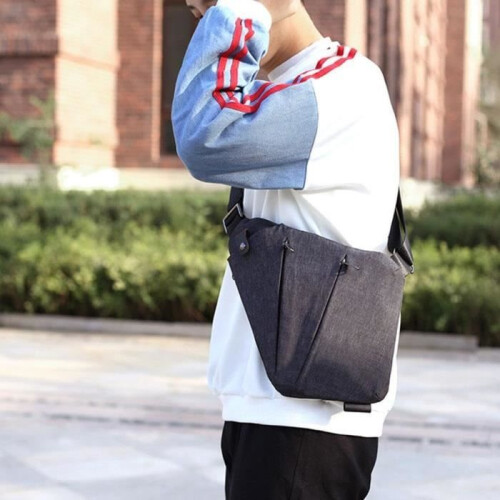 Travel bag - Anti-theft - Multi-pocket - Grey - Shoulder strap - Unisex 1