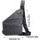 Travel bag - Anti-theft - Multi-pocket - Grey - Shoulder strap - Unisex 4