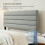 Homcom Cabecero de Cama Gris 140 x 10 x 126 cm 5