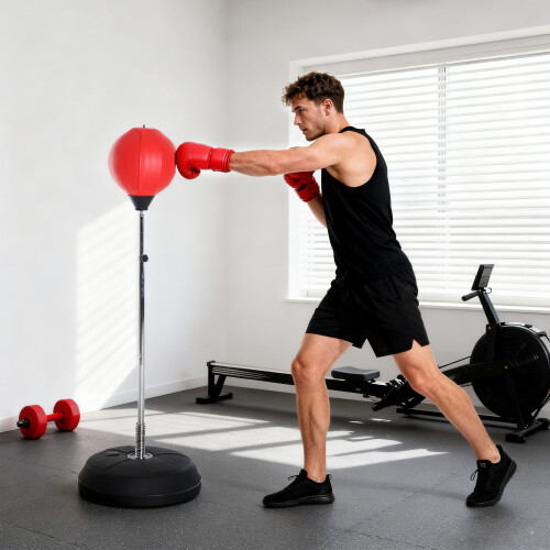 Homcom Saco de Boxeo Bicolor 43 x 43 x 144 cm 1