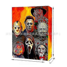(10) Christmas Advent Calendar New Halloween Doomsday Calendar Blind Box Ornaments New Halloween Blind Box Toys Creative