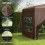Outsunny Carpa Plegable Marrón 295 x 295 x 258 cm 8