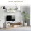 Homcom Mueble de Salón Bicolor 153.6 x 25 x 42 cm 5