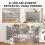 PawHut Barrera para Perro Gris 189 x 9 x 93 cm 4
