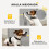 PawHut Barrera para Perro Gris 189 x 9 x 93 cm 6