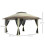 Outsunny Carpa Plegable Beige 356 x 356 x 280 cm 6