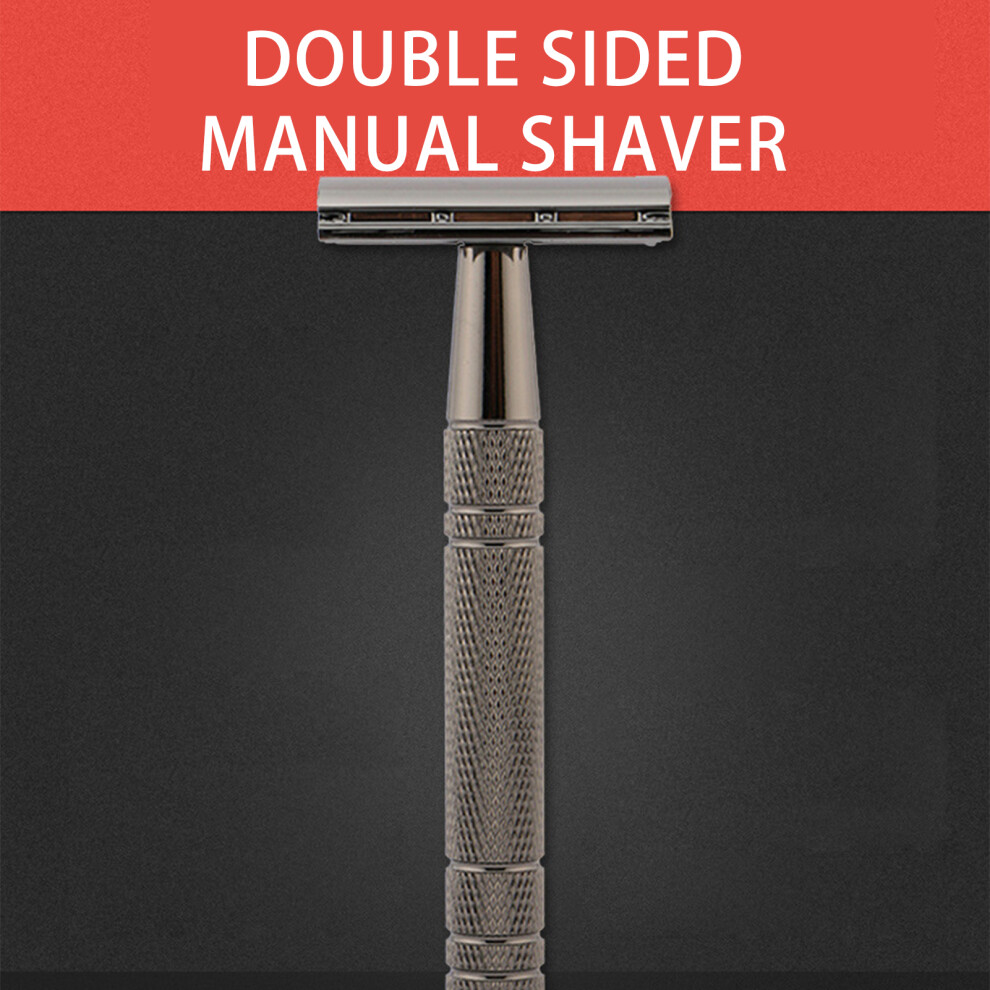 Zhouq-Outdoors (Sub Black) Men\'S Travel Razor - Ergonomic Manual Shaver
