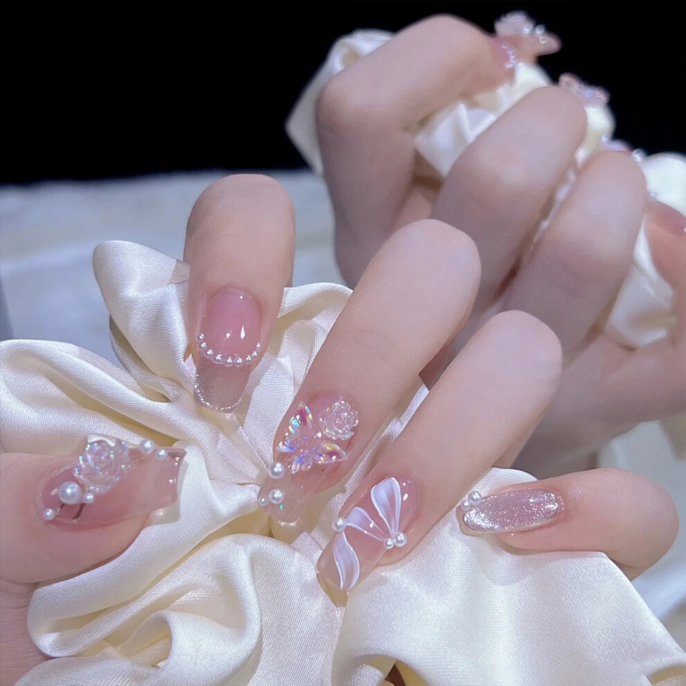 Dachuang Beauty (Jelly Glue Model) Diy False Nails - Non-Marking & Removable