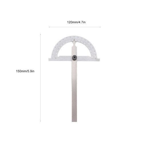 Angle Ruler 120x150mm / 4.7x5.9in, Precise Scale 1