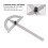 Angle Ruler 120x150mm / 4.7x5.9in, Precise Scale 5
