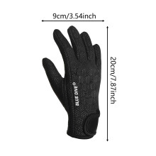 (Black, S) 1.5mm Neoprene Diving Gloves for Snorkeling & Surfing