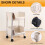Movable Bookshelf Storage Rack Children'S Toy Storage Rack Multi-Layer Household Trolley A 5