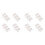 Rack Multi-Layer Desktop Computer Desk Storage Rack Drawer Three-Layer Ladder Storage Rack Small Partition Rack White 1