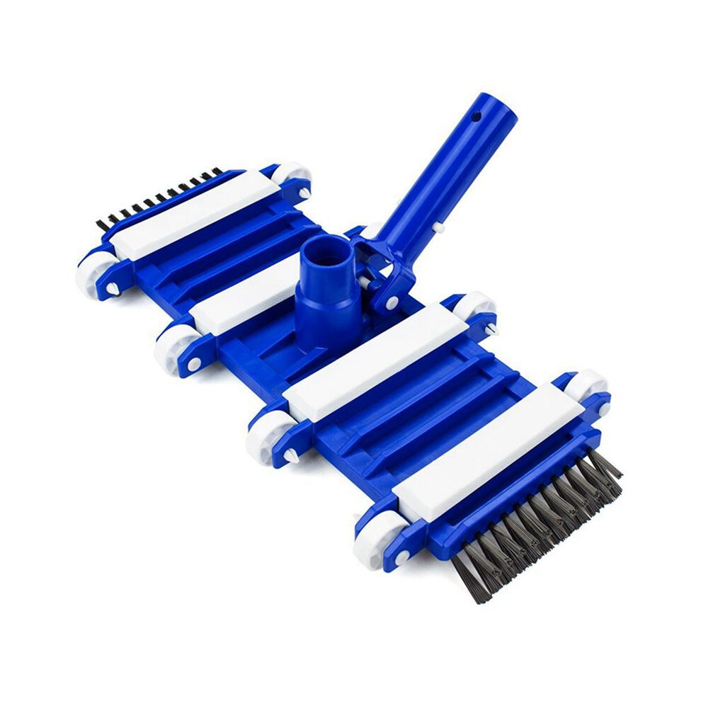Swimming Pool Vacuum With Side Brush Wheel Wall Floor Fish Pond Swimming Pool Floor Cleaning Tool Summer 4711764434500