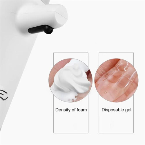 Automatic Foaming Soap Dispenser, Touchless with Infrared Sensor, Water-Resistant, Ideal for Bathroom & Kitchen
