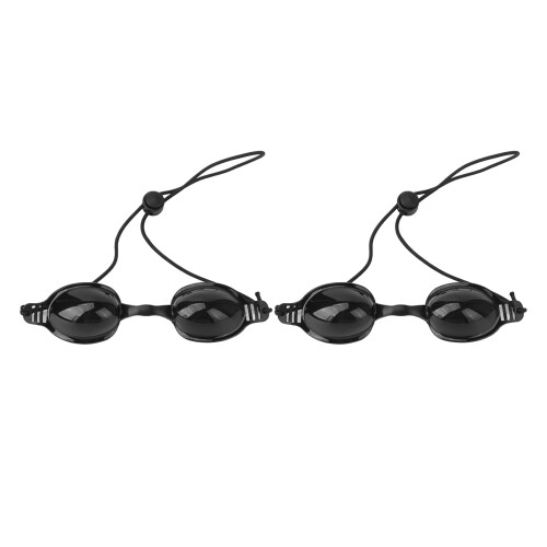 2pcs IPL Laser Protective Eye Goggles Red Light Blocking Glasses Black AUS 1