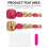 (B74, S) Glitter Nagel-Sticker: Drachenfrucht Design 3