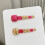 (B74, S) Glitter Nagel-Sticker: Drachenfrucht Design 7
