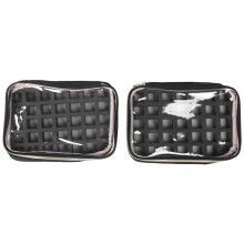 Nail Polish Organizer Holds 24 Bottles Removable Bags and Tools Storage Pockets