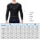 3pcs Men's Long Sleeve Compression M-XXL Black 2