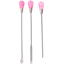 2 Set À 6 Stück Maniküre Farbmischungs-Agitator Kristallkopf Robust