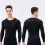 3pcs Men's Long Sleeve Compression M-XXL Black 10