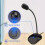 Omnidirectional USB Gooseneck Microphone with Volume Control & Mute Button Plug& for Streaming  Computer, Laptop 3