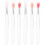 6 siliconen lippenborstels met deksel, lipstickapplicators 3