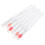 6 siliconen lippenborstels met deksel, lipstickapplicators 8