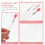 6 siliconen lippenborstels met deksel, lipstickapplicators 10
