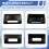 Bilram Fascia Adapter Android Radio Dash Fitting Panel Kit för  Nitro 5