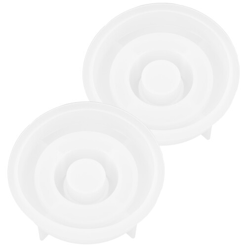 2 Stuks Silicone Kaarsvormen Desktop Flexibele Vormen