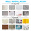 Frameless Silent Wall Clock Sticker 40x40cm Acrylic Modern Decor 3