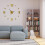 Frameless Silent Wall Clock Sticker 40x40cm Acrylic Modern Decor 5
