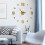 Frameless Silent Wall Clock Sticker 40x40cm Acrylic Modern Decor 6