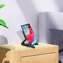 Verstellbarer, Faltbarer Universalständer für Tablet und Telefon, Halterung mit Lazy Pad, Halterung für Mehrere Betrachtungswinkel