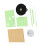 Frameless Silent Wall Clock Sticker 40x40cm Acrylic Modern Decor 11