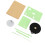 Frameless Silent Wall Clock Sticker 40x40cm Acrylic Modern Decor 13