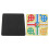 Foldable Leather Flying Chess Game Board 24x24cm, Washable & Compact 3