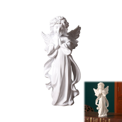 (A) Statue Ange Priant - Déco Religieuse de Bureau 2