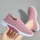 (Pink, 36) Leichte Damen Mesh-Stretchschuhe 3