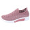 (Pink, 36) Leichte Damen Mesh-Stretchschuhe 4