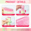 Cream Blush Stick 19g, 3D High Color, Smooth Rotatable Blusher 4