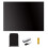 (A set (including solid color bag, rectangular Velc) Travel Blackout Curtains - No Drill Nursery Blinds 6