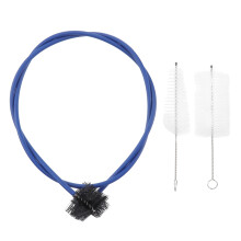 3St Trumprt Reinigingsborstel Flexibel Kunststof Nylon Blauw