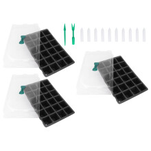 3Sets Plastic Kweekbak Set Praktisch Tuinieren Multi-Kleur